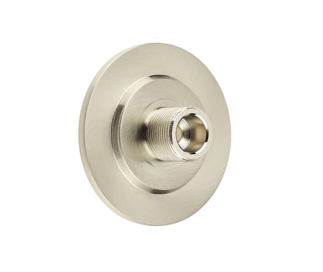 This is an image showing the Burlington - Stepped door stop base - Satin Nickel available to order from T.H. Wiggans Ironmongery in Kendal