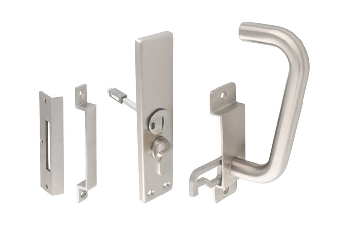 This image shows Eurospec - facility indicator set - dual handed suitable for sliding & swing doors - g304 - satin stainless steel - est1625sss available from T.H. Wiggans Ironmongery in Kendal.