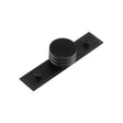 This is an image showing the Frelan - Sturt Cupboard Knobs 40mm Stepped Matt Black available to order from T.H. Wiggans Ironmongery in Kendal