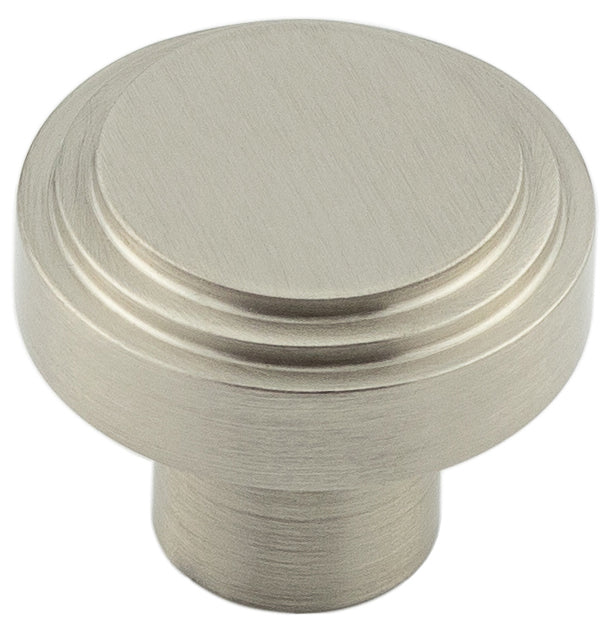 This is an image showing the Hoxton - Cropley SN 30mm Cupboard Knob Stepped available to order from T.H. Wiggans Ironmongery in Kendal