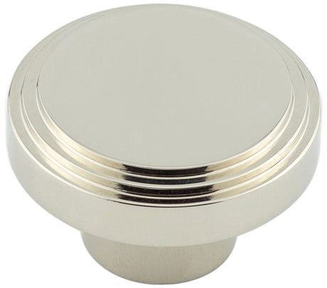 This is an image showing the Hoxton - Cropley PN 40mm Cupboard Knob Stepped available to order from T.H. Wiggans Ironmongery in Kendal