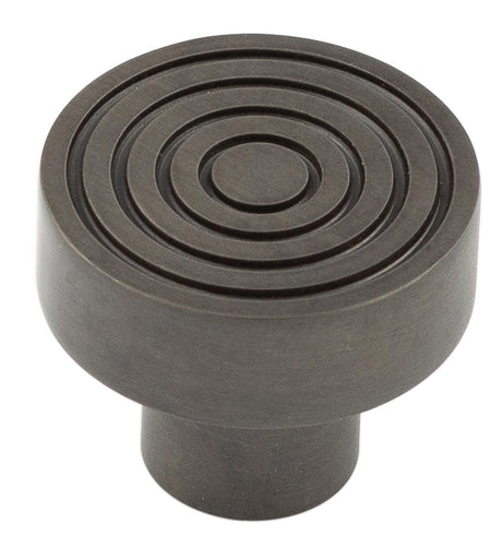 This is an image showing the Hoxton - Murray DB 30mm Cupboard Knob Reeded available to order from T.H. Wiggans Ironmongery in Kendal