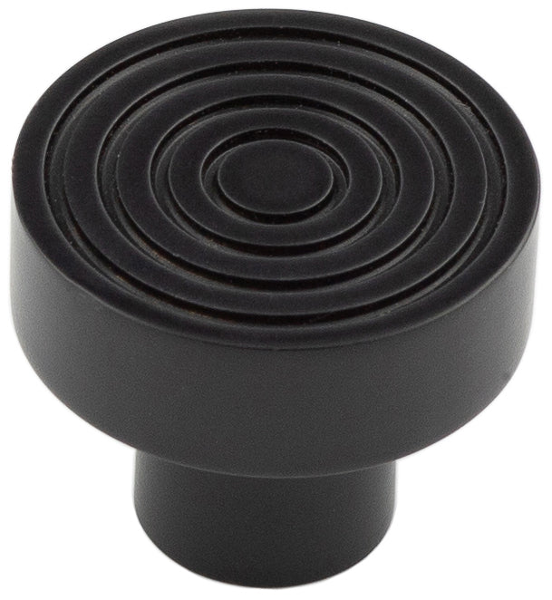 This is an image showing the Hoxton - Murray DB 30mm Cupboard Knob Reeded available to order from T.H. Wiggans Ironmongery in Kendal