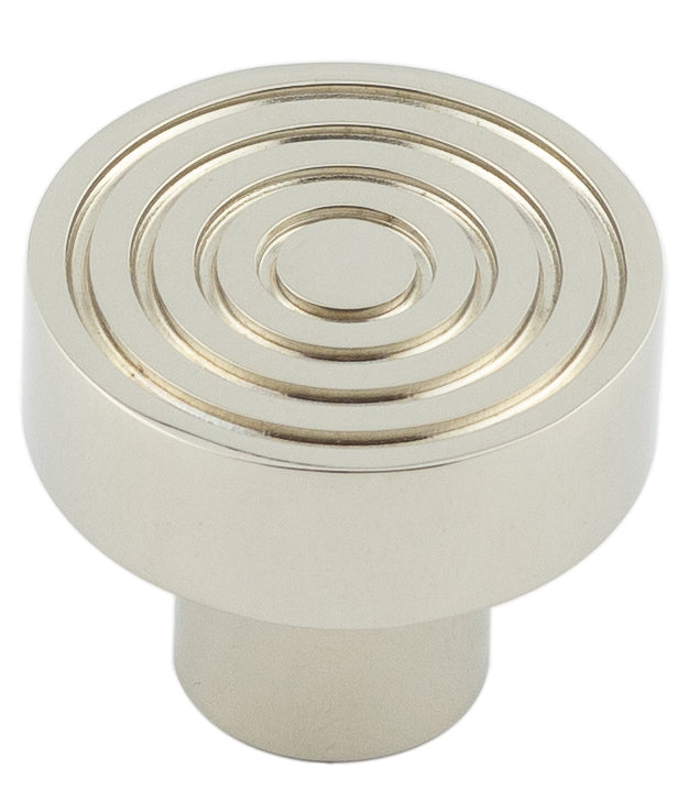 This is an image showing the Hoxton - Murray PN 30mm Cupboard Knob Reeded available to order from T.H. Wiggans Ironmongery in Kendal