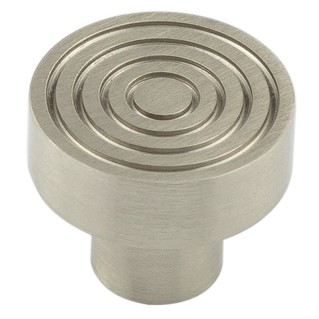 This is an image showing the Hoxton - Murray SN 30mm Cupboard Knob Reeded available to order from T.H. Wiggans Ironmongery in Kendal