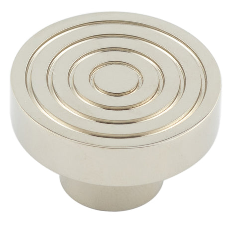 This is an image showing the Hoxton - Murray PN 40mm Cupboard Knob Reeded available to order from T.H. Wiggans Ironmongery in Kendal