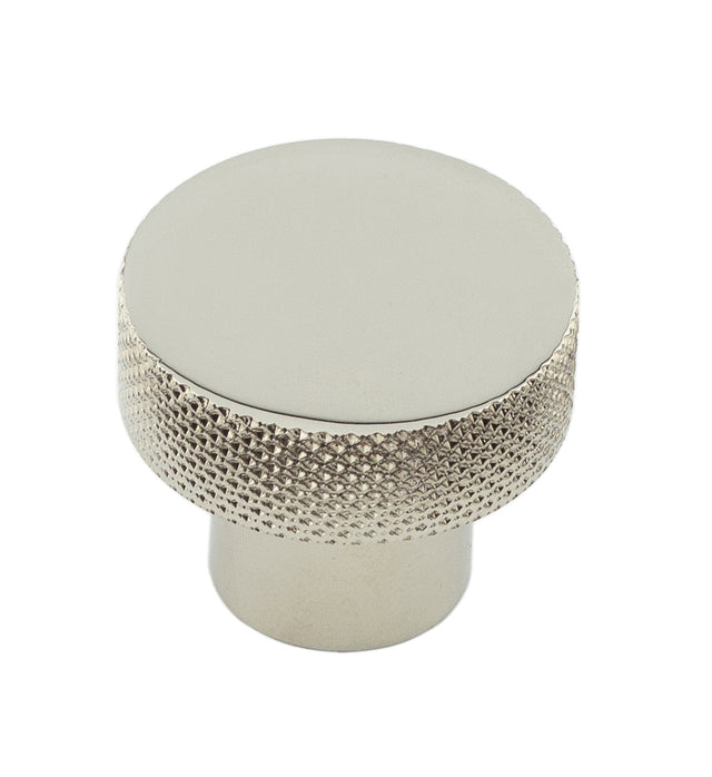 This is an image showing the Hoxton - Wenlock PN 30mm Diamond Knurled Cupboard Knob available to order from T.H. Wiggans Ironmongery in Kendal