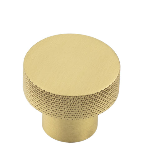 This is an image showing the Hoxton - Wenlock SB 30mm Diamond Knurled Cupboard Knob available to order from T.H. Wiggans Ironmongery in Kendal