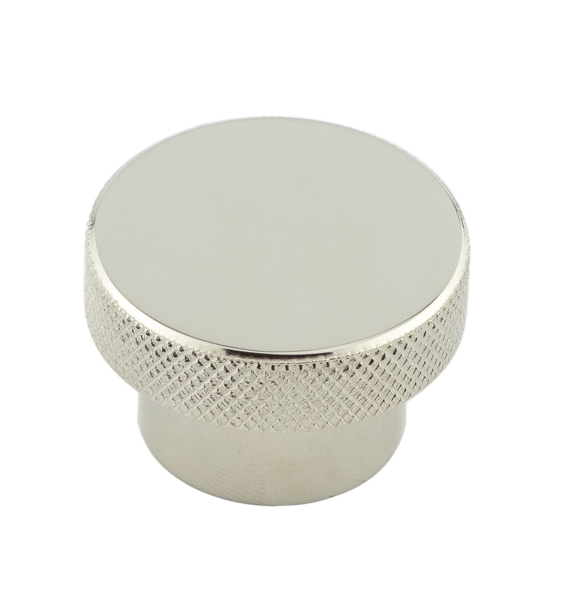 This is an image showing the Hoxton - Wenlock PN 40mm Diamond Knurled Cupboard Knob available to order from T.H. Wiggans Ironmongery in Kendal