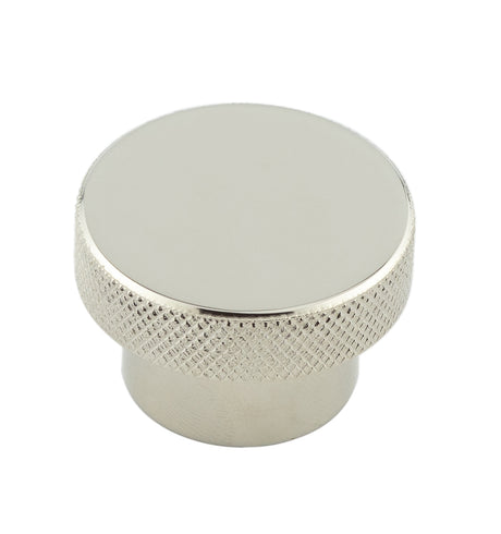 This is an image showing the Hoxton - Wenlock PN 40mm Diamond Knurled Cupboard Knob available to order from T.H. Wiggans Ironmongery in Kendal