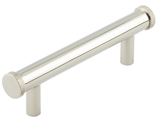 This is an image showing the Hoxton - Wenlock PN 96mm Diamond Knurled End Cap Cabinet Handle available to order from T.H. Wiggans Ironmongery in Kendal