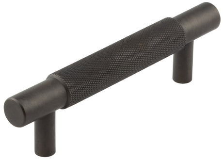 This is an image showing the Hoxton - Taplow DB 96mm Diamond Knurled Cabinet Handle available to order from T.H. Wiggans Ironmongery in Kendal