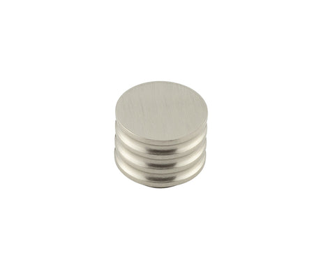 This is an image showing the Hoxton - Sturt SN 30mm Cupboard Knob Grooved available to order from T.H. Wiggans Ironmongery in Kendal