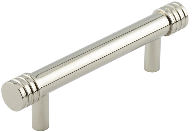 This is an image showing the Hoxton - Sturt PN 96mm Cabinet Handle Grooved available to order from T.H. Wiggans Ironmongery in Kendal