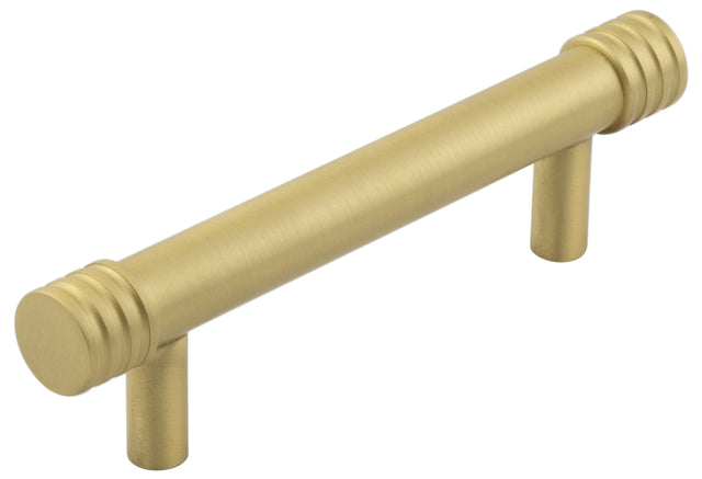 This is an image showing the Hoxton - Sturt SB 96mm Cabinet Handle Grooved available to order from T.H. Wiggans Ironmongery in Kendal