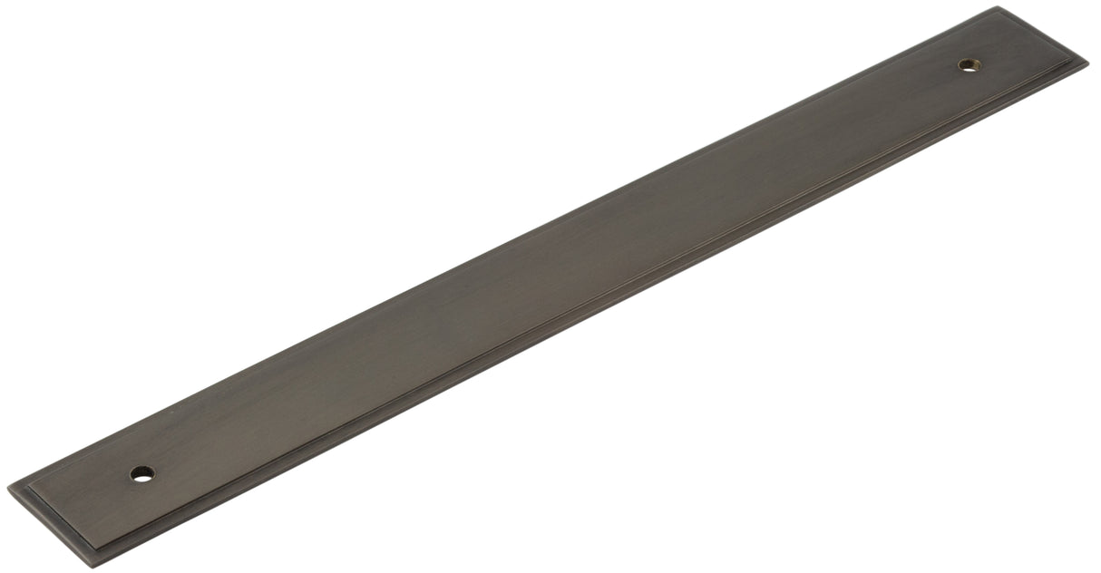 This is an image showing the Hoxton - Rushton DB 268x30mm Back Plate for Pull Handle with 224mm Cts available to order from T.H. Wiggans Ironmongery in Kendal