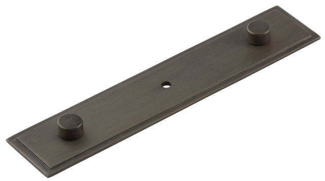 This is an image showing the Hoxton - Rushton DB 140x30mm Back Plate With Concealed Screw Caps available to order from T.H. Wiggans Ironmongery in Kendal