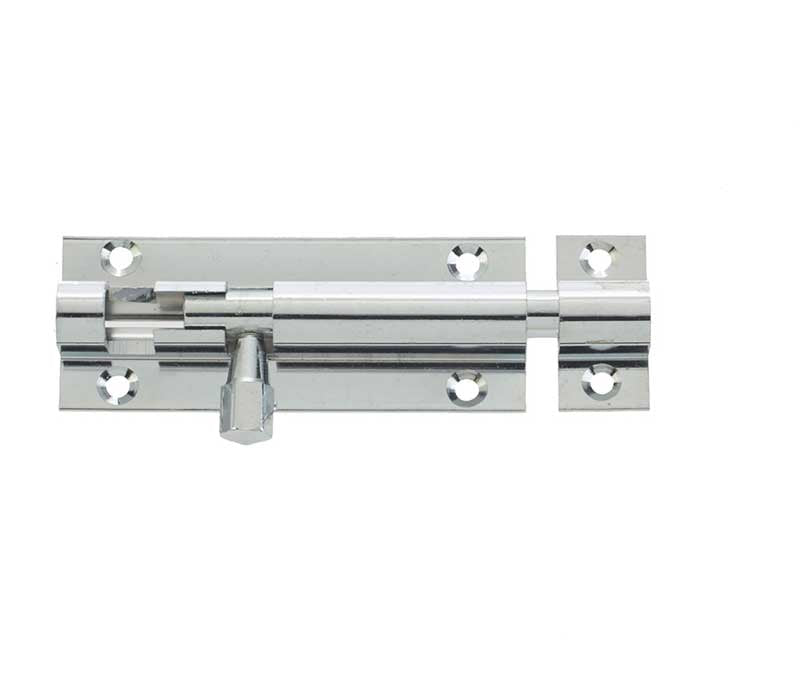 This is an image showing the Frelan - PC 100x38mm STR Barrel Bolt available to order from T.H. Wiggans Ironmongery in Kendal