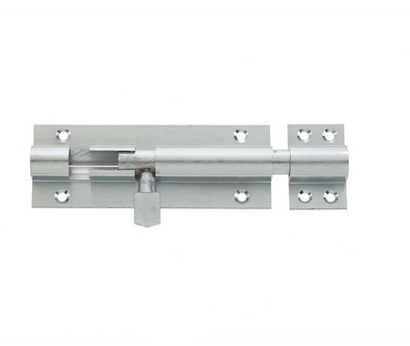 This is an image showing the Frelan - 100x38mm SC STR Barrel Bolt available to order from T.H. Wiggans Ironmongery in Kendal