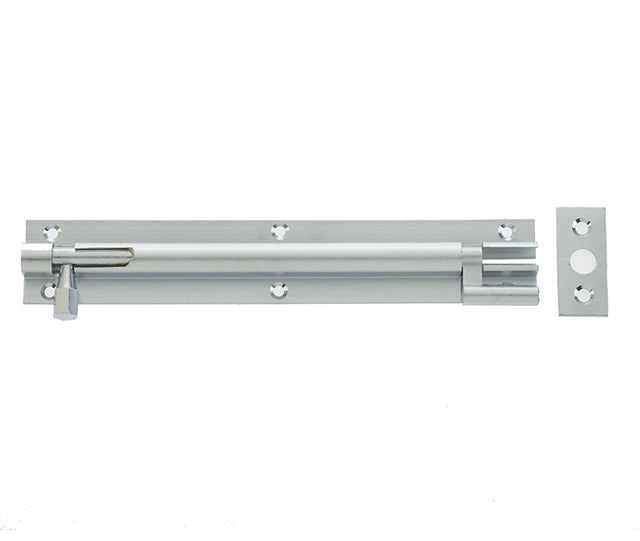 This is an image showing the Frelan - SC 75x25mm NKD Barrel Bolt available to order from T.H. Wiggans Ironmongery in Kendal