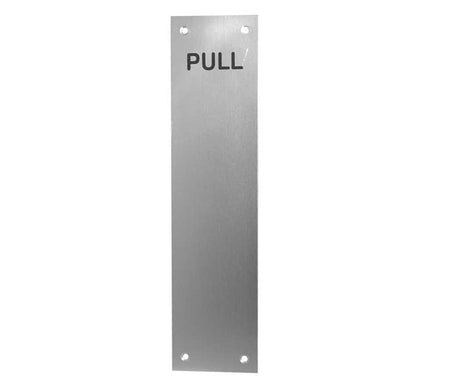 This is an image showing the Frelan - 305x76mm SAA 'pull' plate available to order from T.H. Wiggans Ironmongery in Kendal