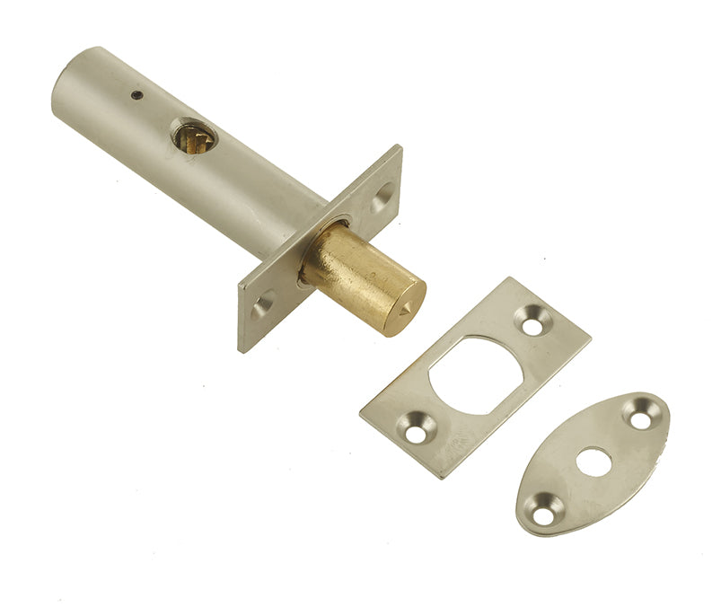 This is an image showing the Frelan - 62mm Mortice Rack Bolt - Nickel Plated available to order from T.H. Wiggans Ironmongery in Kendal