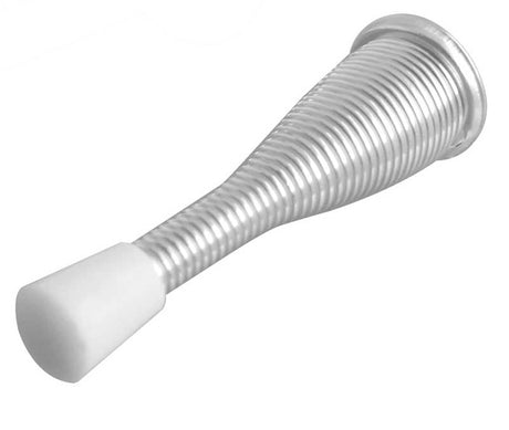 This is an image showing the Frelan - Wall Mounted Spring Door Stop - Zinc Plated available to order from T.H. Wiggans Ironmongery in Kendal