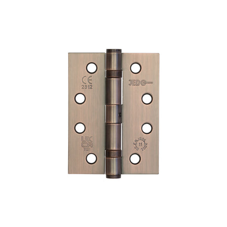 This is an image showing the Frelan - 102x76mm Stainless Steel Ball Bearing Hinges Grade 11 - Bronze available to order from T.H. Wiggans Ironmongery in Kendal