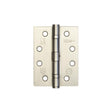 This is an image showing the Frelan - 102x76mm Stainless Steel Ball Bearing Hinges Grade 11 - Satin Nickel available to order from T.H. Wiggans Ironmongery in Kendal