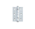 This is an image showing the Frelan - 76x50mm Steel Ball Bearing Hinges Grade 7 - Polished Chrome available to order from T.H. Wiggans Ironmongery in Kendal