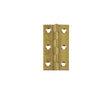 This is an image showing the Frelan - 51x28mm Solid Drawn Brass Butt Hinges - Self Colour Brass available to order from T.H. Wiggans Ironmongery in Kendal