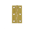 This is an image showing the Frelan - 63x32mm Solid Drawn Brass Butt Hinges - Self Colour Brass available to order from T.H. Wiggans Ironmongery in Kendal