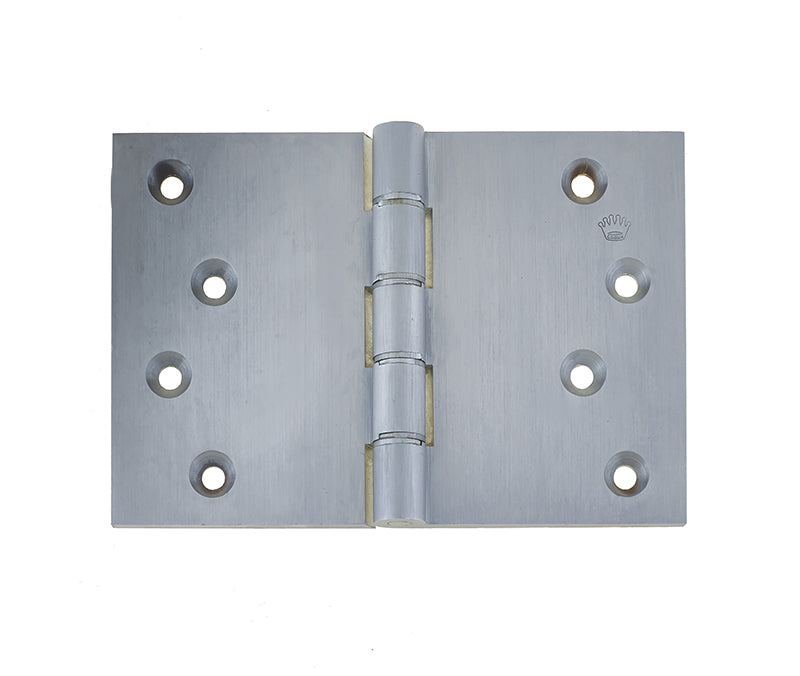 This is an image showing the Frelan - 102x152mm Projection Brass Hinges - Satin Chrome available to order from T.H. Wiggans Ironmongery in Kendal