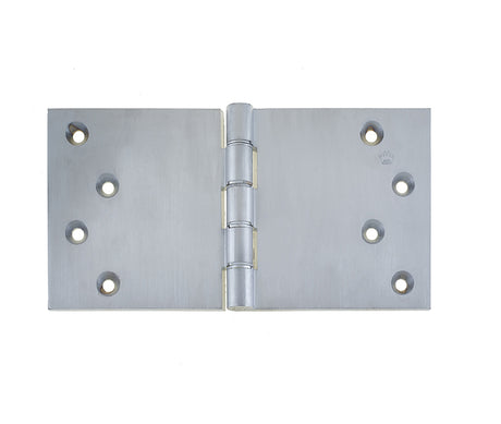 This is an image showing the Frelan - 102x200mm Projection Brass Hinges - Satin Chrome available to order from T.H. Wiggans Ironmongery in Kendal