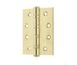 This is an image showing the Frelan - 102x76x3mm PB B/B HINGE available to order from T.H. Wiggans Ironmongery in Kendal