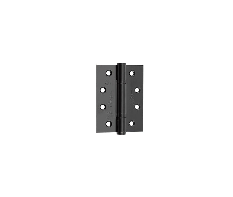 This is an image showing the Frelan - 102x76x3mm BL 3 Knuckle PBH Matt black available to order from T.H. Wiggans Ironmongery in Kendal