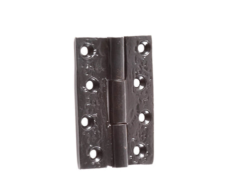 This is an image showing the Frelan - Butt Hinge 76 x 52mm - Antique Black available to order from T.H. Wiggans Ironmongery in Kendal