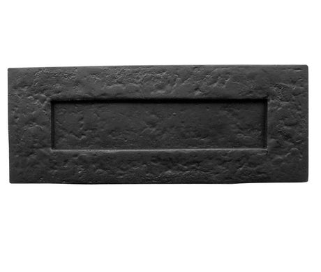 This is an image showing the Frelan - Letterplate Overall 260 x 80mm - Antique Black available to order from T.H. Wiggans Ironmongery in Kendal