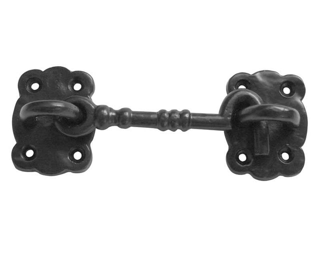 This is an image showing the Frelan - Cabin Hook 140mm - Antique Black available to order from T.H. Wiggans Ironmongery in Kendal