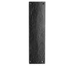 This is an image showing the Frelan - Finger Plate 75 x 300mm - Antique Black available to order from T.H. Wiggans Ironmongery in Kendal