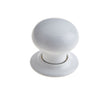 This is an image showing the Frelan - White Porcelain Unsprung Mortice Knobs - White available to order from T.H. Wiggans Ironmongery in Kendal