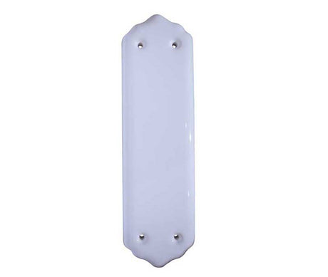 This is an image showing the Frelan - White 280x78mm Finger Plate available to order from T.H. Wiggans Ironmongery in Kendal