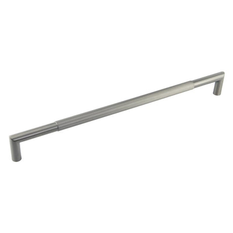 This is an image showing the Frelan - GM Mitred Linear Knurled Pull Handle 600x25mm B/T 316g PVD available to order from T.H. Wiggans Ironmongery in Kendal