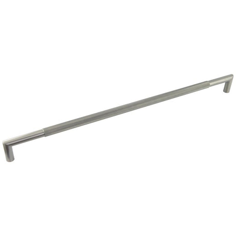 This is an image showing the Frelan - GM Mitred Diamond Knurled Pull Handle 800x25mm B/T 316g PVD available to order from T.H. Wiggans Ironmongery in Kendal