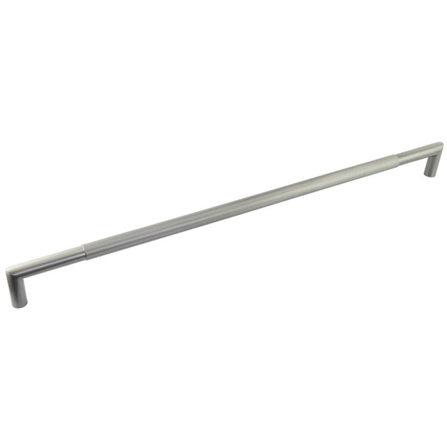 This is an image showing the Frelan - GM Mitred Linear Knurled Pull Handle 800x25mm B/T 316g PVD available to order from T.H. Wiggans Ironmongery in Kendal