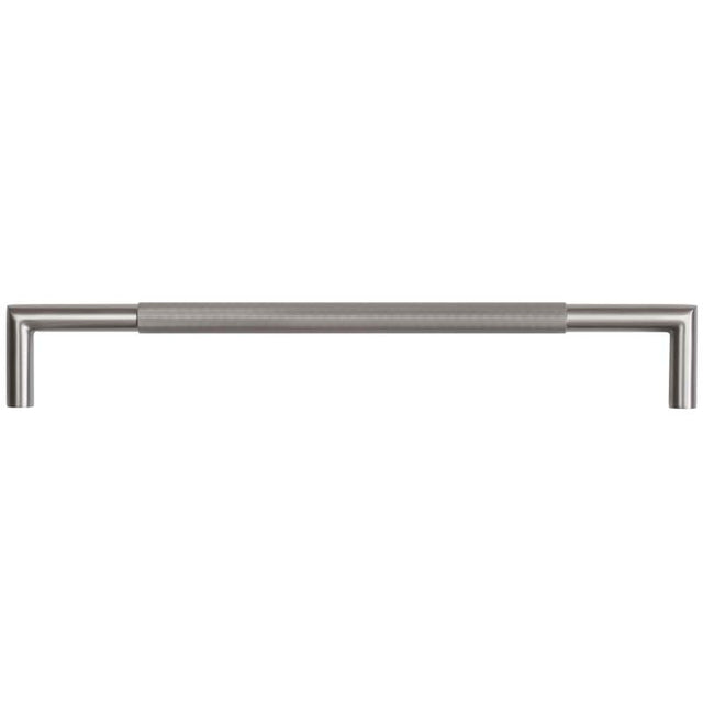 This is an image showing the Frelan - 425x20mm GM Mitred B/T Linear Knurled Pull Handle 304g available to order from T.H. Wiggans Ironmongery in Kendal