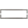 This is an image showing the Frelan - 425x20mm GM Mitred B/B Linear Knurled Pull Handle 304g available to order from T.H. Wiggans Ironmongery in Kendal