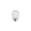 This is an image showing the Frelan - 25mm Polished Chrome Pumpkin Ball Cupboard Knob available to order from T.H. Wiggans Ironmongery in Kendal