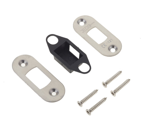 This is an image showing the Frelan - SS Radiused accessory pack for JL-HDB hvy duty tubular bolt available to order from T.H. Wiggans Ironmongery in Kendal