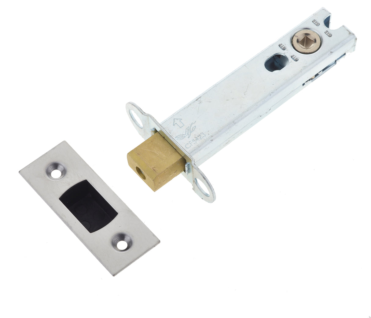 This is an image showing the Frelan - 102mm Heavy Duty Tubular Dead Bolt - Satin Stainless Steel available to order from T.H. Wiggans Ironmongery in Kendal